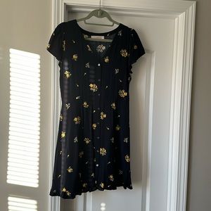 Loft button up dress size 6